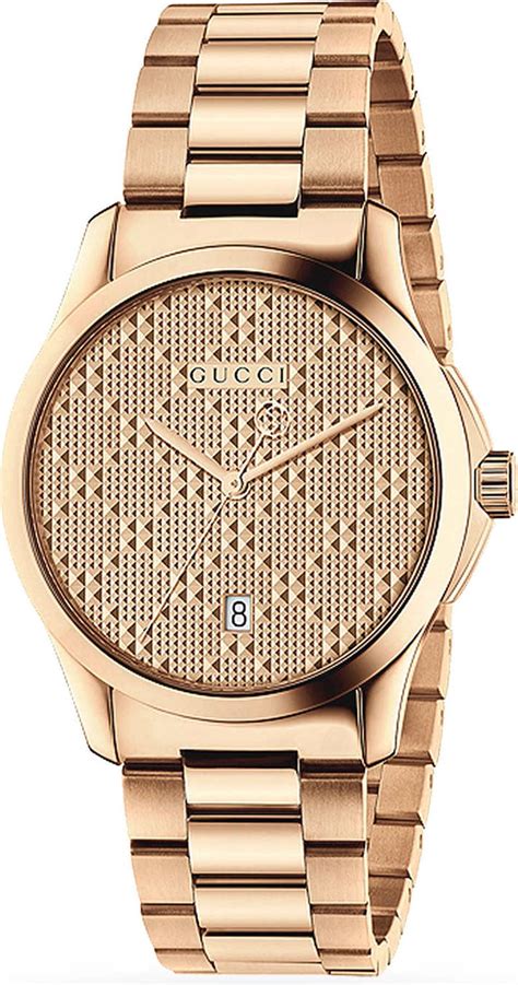 gucci g-timeless watch rose gold|Gucci g timeless ladies watch.